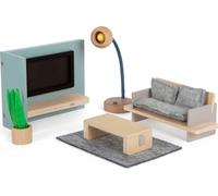 Small Foot - Meubles de maison de poupée en bois Salle de séjour