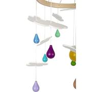 Small Foot Mobile Arc-en-Ciel en Bois, décoration au Design enfantin, pour Les Jeunes Enfants et Les bébés, 12335