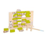 small foot Mur bancal 4 Friends, Jeu de société adapté aux Enfants Deux marteaux Inclus, en Bois, Art. 12237