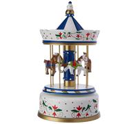 Small Foot Nostalgic Musical Roundabout, Large, Wood, Multi-Colour, 16 x 16 x 28