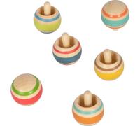 Small Foot - Péages en bois rayés, lot de 6