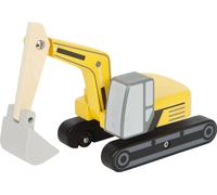 small foot Pelleteuse personnalisable avec cabine Bois dès 2 ans : Avec nom