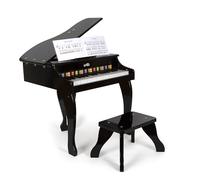 Small Foot Piano à Queue en Bois, Piano électronique avec Tabouret, Enfants à partir de 3 Ans, 12622