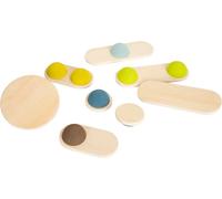small foot Pierres d'équilibre "Adventure", en bois, recto-verso, autocollants antidérapants, dès 3 ans, 12242