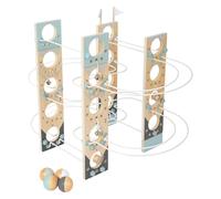 Small Foot Piste à billes modulaire 12234 avec 4 billes en bois & parcours individuels
