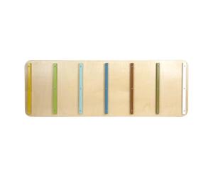 Small Foot Planche de Glisse 3 en 1 "Adventure pour Triangle d'escalade, Jouet de Mouvement en Bois pour Enfants 24+Toy, 12240, Multicolore, Normal