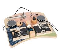 small foot Planche de motricité serrures et rotation, jeu et motricité pour les enfants à partir de 3 ans, 12392