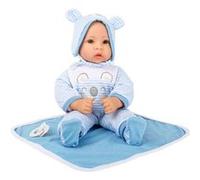 Small Foot Design Poupée Lukas 11238 – Vêtements à enlever, tétine, couverture douce – Bleu