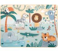 Puzzle à encastrer sons d?animaux SAFARI bébé small foot multicolore TU