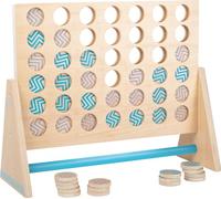 Small Foot Quatre en Ligne XXL Active en Bois, Jeu Classique géant pour Le Jardin, 12031