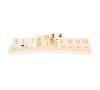 Small Foot Design Jeu de société Rummy Gold Edition en bois, couleurs modernes, Art. 12224