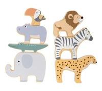Small Foot safari junior empilé 9 x 6,5 cm en bois 7 pièces Multicolore G
