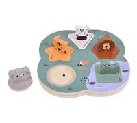Small foot Safari Puzzle en cubes 5 pièce(s) Animaux Beige