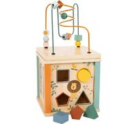Small Foot Design – Cube de motricité Safari – Jouet éducatif en bois dès 12 mois