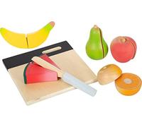 Small Foot Design Set de fruits à découper Fresh en bois – Accessoires de cuisine, dès 2 ans, 12330