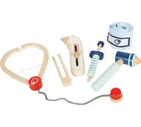 small foot Set de Jeu Docteur, Accessoires médicaux en Bois, Jouet de rôle, dès 3 Ans, 12548