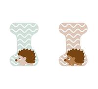 small foot Set de Lettres en Bois Chambre d'enfant I, en Bois certifié FSC® 100%, Lettres Animaux à Collectionner, 12516