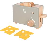 Small Foot Design Set grille-pain Tasty en bois, fonction pop-up, gris, dès 3 ans