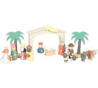 Small Foot Design – Set de crèche en bois 12689 – Décoration de Noël, figurines détaillées dès 3 ans