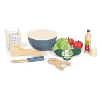 Small Foot Design Set salade à découper Fresh en bois coloré, jouet dès 3 ans, 12612
