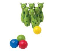 Small Foot - Small Foot - Houten Kikker Kegelen Werpspel 10dlg. NEUF