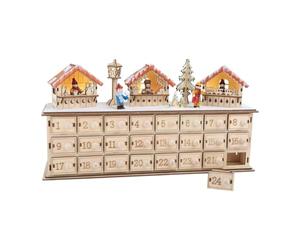 Small Foot Store Calendario dell'Avvento in Legno Mercatino di Natale