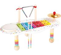 Small Foot Table musicale 10385 avec xylophone, triangle, cymbales et petit tambour
