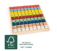 Small Foot - Tableaux de calcul en bois Couleur, 82dlg.