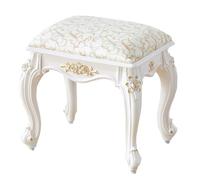 Small Foot Tabouret ottoman 14" - Repose-pieds ottoman en velours - Pour canapé, tabouret rembourré pour salon, entrée, avec pieds, repose-pieds rectangulaire