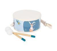 SMALL FOOT COMPANY – Instrument de musique pour enfants – Tambour Groovy Beats – Bleu Bois 3–8 ans