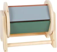 small foot Tambour rotatif Montessori en bois certifié FSC 100 %, jouet à partir de 6 mois, 12742