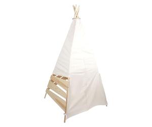small foot Tipi pour l’extérieur en Bois et Toile de Tente, Tente de Jeu spacieuse pour Le Jardin, de 2 Ans, 12405