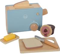 small foot Toaster Set "tasty", role play toy for kids aged 3+ years, made of wo