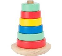 Small Foot Design - Tour à piles en bois 12 cm junior 7 pièces Multicolore G