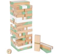Small Foot Design – Tour bancale Gold Edition en bois, couleurs modernes, avec dé, dès 3 ans