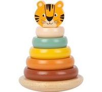 Small Foot tour d'empilage tigre safari junior 14 cm bois 7 pièces Multicolore G