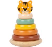 Small Foot - Tijger stapeltoren - Houten speelgoed vanaf 1 Jaar