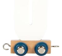 small foot Train Alphabet Polaire Lettre U en Bois, Combiner, décorer, Offrir, 12591