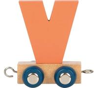 small foot Train Alphabet Polaire Lettre V en Bois, Combiner, décorer, Offrir, 12592