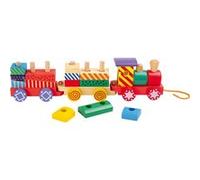Small Foot - Train en bois multicolore - 3498 Multicolore G
