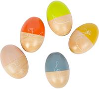 Small Foot œufs musicaux Groovy Beats, Instrument pour Enfants à partir de 6 Mois, en Bois, Sens de Rythme, 12252