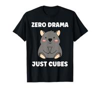 Small Funny Wombats Animals Zero Drama Just Cubes Wombat T-Shirt