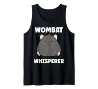 Small Funny Wombats Minimalist Animals Whisperer Wombat Débardeur