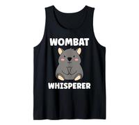 Small Funny Wombats Minimalist Animals Whisperer Wombat Débardeur