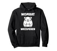 Small Funny Wombats Minimalist Animals Whisperer Wombat Sweat à Capuche