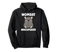 Small Funny Wombats Minimalist Animals Whisperer Wombat Sweat à Capuche