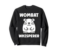 Small Funny Wombats Minimalist Animals Whisperer Wombat Sweatshirt
