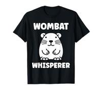 Small Funny Wombats Minimalist Animals Whisperer Wombat T-Shirt