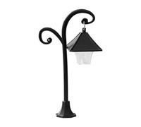 Small Garden Light - LED Streetlamp, Vintage Room Decor Ornament | Battery Powered | Bookshelf Porch Bedside Table, Miniature Lamp Decorating Bright Reading Corners