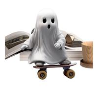 Small Ghost Figurine - Ghoost Drôle Et Effrayant, Mignon Figurin Figurine Sculpture Halloween | Centres De Table De Sculpture Drôle pour Les Vacances Patio Kids Room Living Salon Party Chambre Bibell
